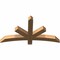 Ekena Millwork Alberta Smooth Timber Gable Bracket, Western Red Cedar, 48"W x 26"H x 3 1/2"D x 3 1/2"F, 13/12 Pitch GBW048X26X0404ALB00SWR - alternate 4